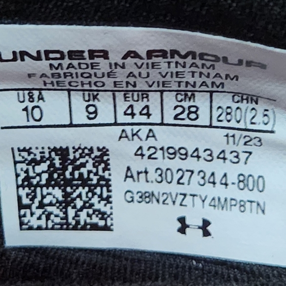 Under Armour Project Rock BSR 4 Training Shoes Men's Size 10 - Picture 9 of 9